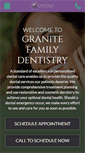 Mobile Screenshot of granitefamilydentistry.com